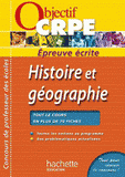 Histoire et géographie. Epreuve écrite CRPE