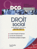 Droit social. Epreuve 3 du DCG
édition 2010-2011