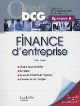 Finance d'entreprise. Epreuve 6