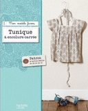 Tunique à encolure carrée. Patron à taille réelle 36-44