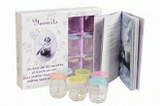 Coffret Yaourts. Un livre de 40 recettes et 6 pots en verre