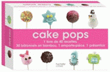 Cake Pops. 1 livre de 40 recettes, 30 bâtonnets en bambou, 1 emporte-pièce, 1 présentoir