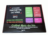Coffret quiz du vin. Le guide Hachette des vins 2013 et un jeu de questions-réponses pour tester vos connaissances