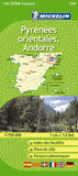 Pyrénées orientales, Andorre. 1/150 000
