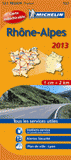 Rhone Alpes carte indéchirable. 1/200 000
Edition 2013