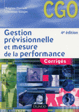 Gestion prévisionnelle et mesure de la performance. Corrigés
4e édition