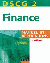 Finance DSCG 2. Manuel et applications
3e édition