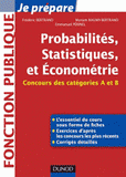 Econométrie, Statistiques et Probabilités. Concours des catégories A et B