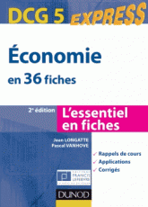 Economie DCG 5. En 36 fiches
2e édition