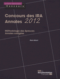 Concours des IRA. Annales 2012