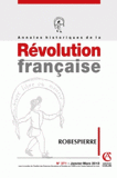Annales historiques de la Révolution française N° 371, janvier-mars
Robespierre