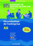 BTS Assistant de gestion de PME-PMI 2e année. Pérennisation de l'entreprise A6
