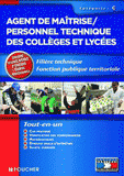 Agent de maitrise, personnel technique des collèges et lycées Catégorie C. Filière technique, fonction publique territoriale