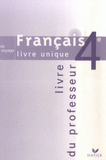 Français 4e. Mots en voyage, Livre du professeur