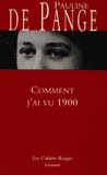 Comment j'ai vu 1900