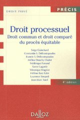 Droit processuel. Droit commun et droit comparé du procès équitable
4e édition
