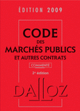 Code des marchés publics et autres contrats 2009. Commenté
2e édition