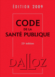 Code de la santé publique 2009
23e édition