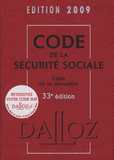 Code de la sécurité sociale 2009 ; Code de la mutualité 2009
33e édition