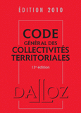 Code général des collectivités territoriales 2010
13e édition