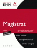 Magistrat. Catégorie A
4e édition