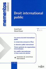 Droit international public 2012
21e édition