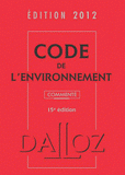 Code de l'environnement 2012
15e édition