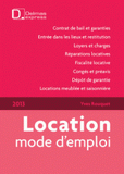 Location mode d'emploi 2013
8e édition
