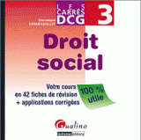 Droit social DCG 3
1e édition