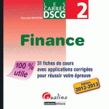 Finance
édition 2012-2013