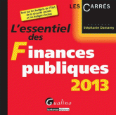 L'essentiel des finances publiques
Edition 2013