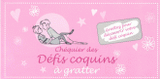 Chéquier des défis coquins à gratter. Grattez pour découvrir votre défi coquin