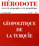 Hérodote N° 148, 1e trimestre
Géopolitique de la Turquie