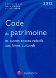 Code du patrimoine 2012
2e édition