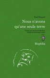 Nous n'avons qu'une seule terre