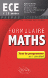 Formulaire maths ECE 1e et 2e année