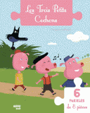 Les trois petits cochons. 6 puzzles de 8 pièces