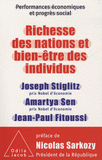 Richesse des nations et bien-être des individus. performances économiques et progrès social