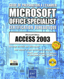 Access 2003
avec 1 Cédérom