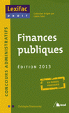 Finances publiques
Edition 2013