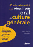 50 sujets d'actualité pour réussir son oral de culture générale