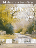 Arbres, bois et forêts à l'aquarelle