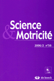 Science & Motricité N° 58, 2006/2