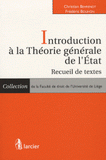 Introduction à la Théorie générale de l'Etat. Recueil de textes