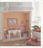 Petites vitrines et miniatures au point de croix