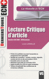 Lecture critique d'article. Annales ecn 2009/2010 incluses