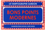 Bons points modernes. Vignettes éducatives à découper