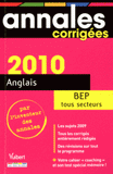 Anglais BEP Tous secteurs