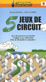 5 jeux de circuit. Jeux de parcours sur damiers : 5 règles du jeu différentes, près de 200 grilles à compléter