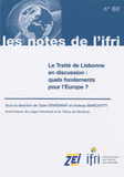 Le Traité de Lisbonne en discussion : quels fondements pour l'Europe ?